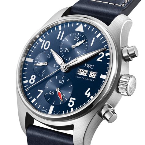 iwc pilot glass case back|iwc pilot chronograph 41.